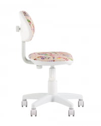 Кресло компьютерное детское УМКА Принсесски пластик белый / Princesski