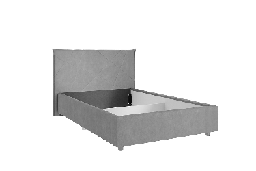 Кровать 1.2 Квест с основанием ЗО.КМ1.2-03 сосна (велюр) / ZO.KM1.2-03