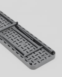 Скамейка складная 152*25*42 см серая