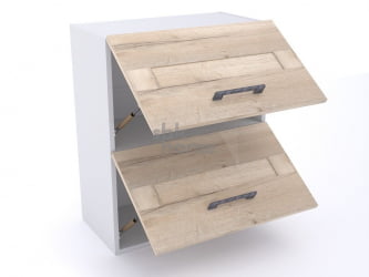 Шкаф Ш-60г, Дублин (600*320*720) Дуб галифакс белый, 21647