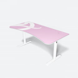 Компьютерный стол Ароззи Арена Гаминг Деск - Вхите-Пинк / Arozzi Arena Gaming Desk White-Pink