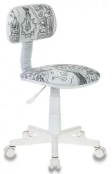 Кресло детское Бюрократ CХ-В201НКС/ПС Белый / CH-W201NX/PS