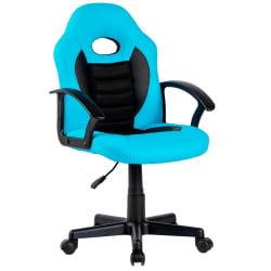 Детский стул CХАИРМАН КИДС 111 Черный-голубой / CHAIRMAN KIDS