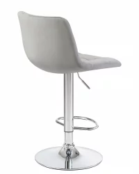 Стул барный ДОБРИН ТАИЛОР Серый велюр МДЖ9-75 / DOBRIN TAILOR MJ9-75
