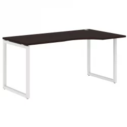 Стол письменный правый КСТЕН-К КСКCЕТ 169 Р Легно темный Белый / XTEN-Q XQCET R