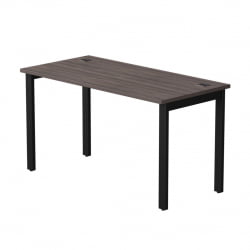 Стол прямой на металлокаркасе, опоры 45 гр Еверпроф ЕВО 254С003 Дуб Пасадена Черный / Everprof EVO 254S003