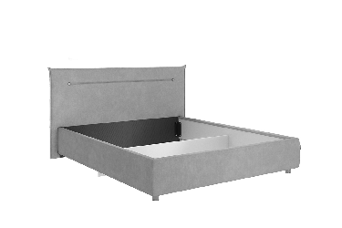 Кровать 1.6 Альба КМ1.6-16 капучино (велюр)