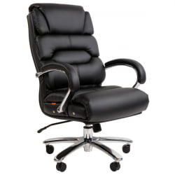 Кресло руководителя CХАИРМАН 409 экокожа Черный / CHAIRMAN