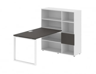 Рабочая станция ЕДИС ЕКРСТ 1213 Мокко Белый Белый / EDIS EQRST