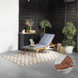 Шезлонг-лежак А37C Грей-Блуе / A37C Grey-Blue