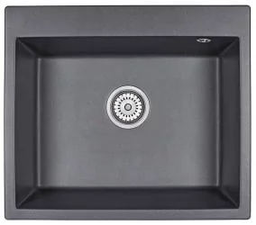 Кухонная мойка ГРАНУЛА 6001 Черный / GRANULA