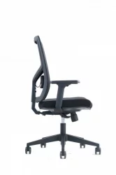 Кресло офисное СИЛЬВИЯ ЛБ Черная сетка / LB