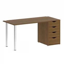 Стол письменный ХОМЕ ОФФИCЕ ВР.СП-3-158.4 Орех Гварнери / HOME OFFICE VR.SP-3-158.4