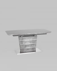 Обеденный стол Гамбург раскладной 160-200кс90 Серый / 160-200x90