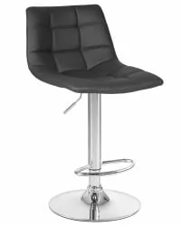 Стул барный ДОБРИН ТАИЛОР экокожа Серый / DOBRIN TAILOR