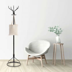 Напольная вешалка для одежды Ажур-2 1,89 м Черная