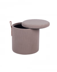 Пуф Руни С с ящиком вельвет коричневый / S