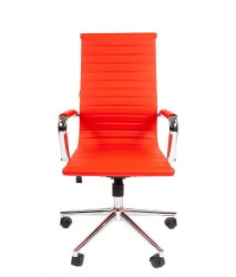 Кресло для руководителя CХАИРМАН 755 экокожа Красный / CHAIRMAN