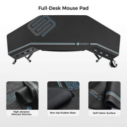 Стол для компьютера (для геймеров) Еурека АЕД-Е70Б-В4 / Eureka AED-E70B-V4