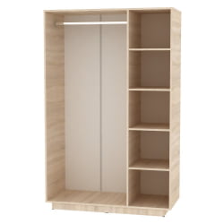 Шкаф распашный Аврора(Х24)1872х1201х540(Венге-ДМ) / Аврора(H24)1872х1201х540(Венге-ДМ)