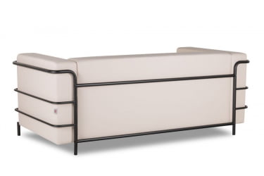 Диван трехместный Аполло 2.0 (3Д) Черный Еуролине 9100 / Euroline