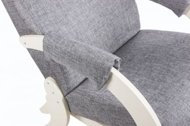 Кресло-качалка Модель 68 М (Сливочный/Вегас Лите Блаcк) / (Сливочный/Vegas Lite Black)