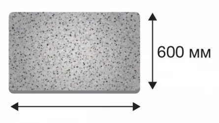 Крышка стола в размер прямая от 300 до 1500 СЗ(п)40_60-149 Дуб сонома трюфель