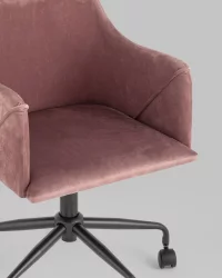 Стул офисный ДЖамал велюр Розовый / Jamal