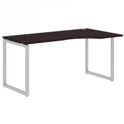 Стол письменный правый КСТЕН-К КСКCЕТ 169 Р Легно темный Алюминий / XTEN-Q XQCET R