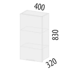 Шкаф кухонный (лев/прав) Дакота 103.03