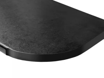 Столешница ПФР2 17.150 Черный правый радиусный