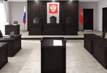 Комплект мебели для зала суда РАТУМ №1 Венге магия / RATUM