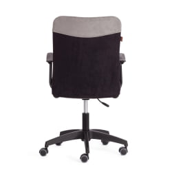 Кресло ФЛЙ флок , серый/черный, 29/35 / FLY