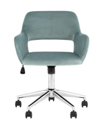 Кресло офисное РОСС велюр серо-зеленый / ROSS