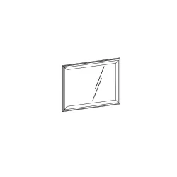 Зеркало Марлен 504 Кремовый белый Патина