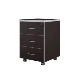 Тумба подкатная с 3 ящиками ЗОМ27530301 Венге / ZOM27530301