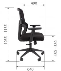 Кресло руководителя Чаирман CХ560 БП Черный / Chairman CH560