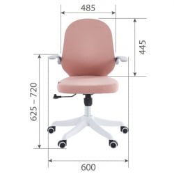 Детский стул CХАИРМАН CХ107 ткань розовый / CHAIRMAN CH107