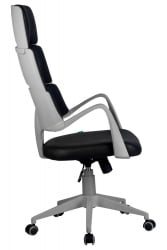 Кресло РCХ САКУРА Серый Пластик/Фьюжн Черный / RCH SAKURA