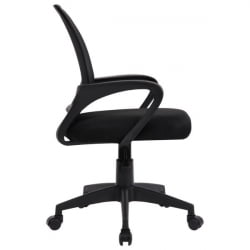 Кресло CРОМЕКС (КРОМЕКС) Топ CХ-695 сетка/ткань ТВ черное / CROMEX Top CH-695 TW