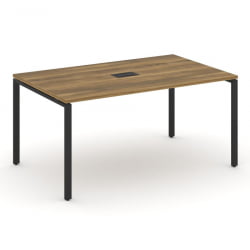 Стол переговорный (1 столешница) CОНCЕПТ CН.ПРГ-014 Сандал Янтарный Черный / CONCEPT CN.PRG-014