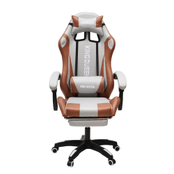 Кресло 907 КИНГКУЕЕН, замша, цвет светло-серый с массажем, арт 907-ЛГрей / KINGQUEEN, 907-LGrey