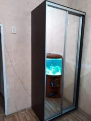 Черный шкаф-купе Акцент-Сим З 1000х600 Венге