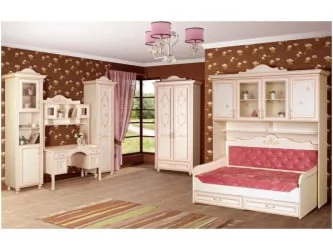 Покрывало детское Алиса с подкладом и наполнителем Розовое