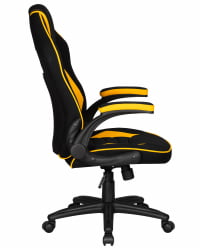 Кресло игровое ДОБРИН РИCК (черно-желтый) / DOBRIN RICK