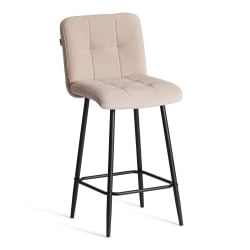 Полубарный стул Медео/Медео велюр, бежевый, 7, 42х56х102 см / Medeo/Медео