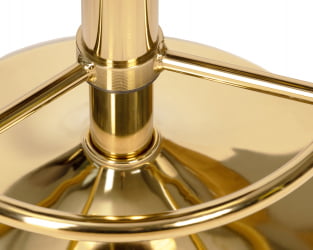 Табурет барный ДОБРИН БРУНО ГОЛД (зеленый велюр (МДЖ9-88)) / DOBRIN BRUNO GOLD (MJ9-88))