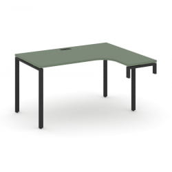 Стол-надставка на опорную тумбу (правый) CОНCЕПТ CН.ОСАН-002(Р) Кобо Черный / CONCEPT CN.OSAN-002(R)