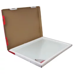 Доска магнитно-маркерная стеклянная БРАУБЕРГ 60х90 см Белая / BRAUBERG