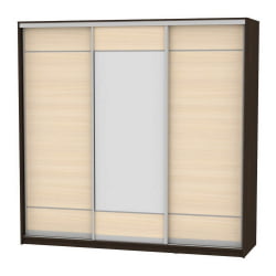 Шкаф-купе Б-230х235х60-3(Венге-ДМ-Д7Д8Д7) / B-230х235х60-3(Венге-ДМ-D7D8D7)